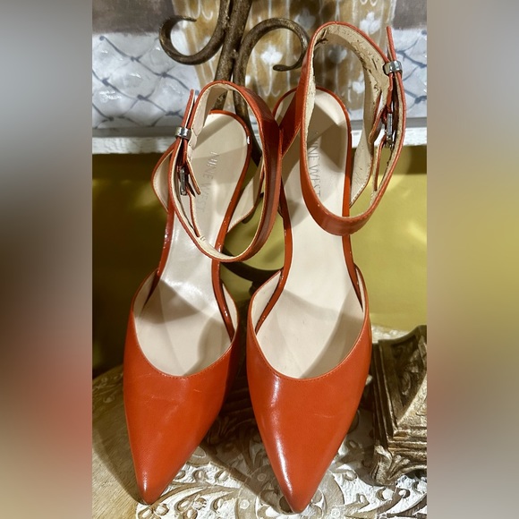 Nine West  “Suzyo” Heels with Ankle Strap and Pointed Toe. Size 8 - Picture 2 of 12